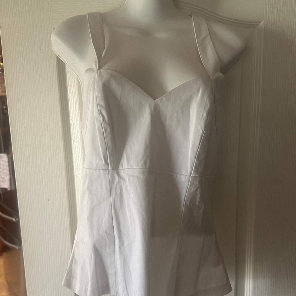 Deadly dames White Camisole pinup Top